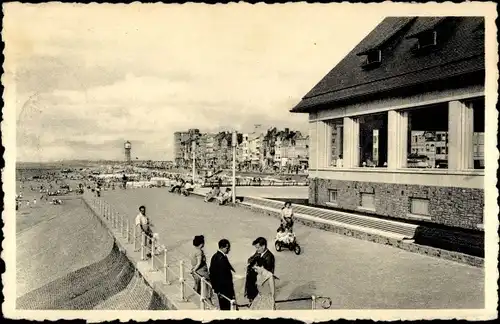 Ak Middelkerke Westflandern, Deich