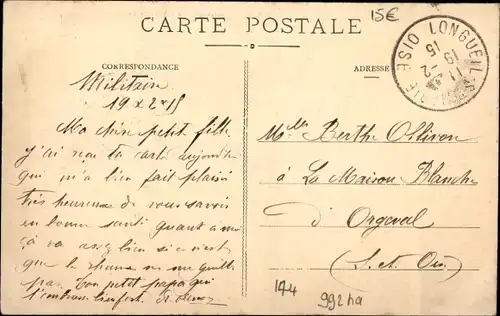 Ak Longueil Sainte Marie Oise, Golgatha