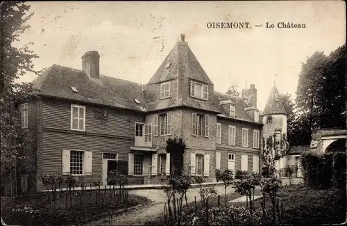 Ak Oisemont-Somme, Schloss