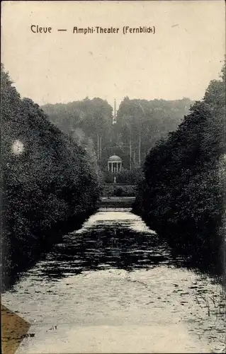 Ak Bad Cleve Kleve am Niederrhein, Amphitheater, Fernblick