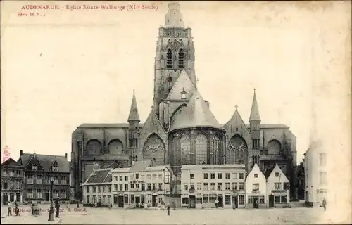 Ak Oudenaarde Oudenaarde Ostflandern, St. Walburga-Kirche