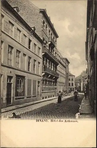 Ak Dinant Wallonie Namur, Hotel des Ardennes