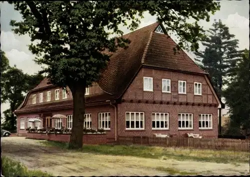 Ak Ollsen Hanstedt Niedersachsen, Gasthaus zur Eiche