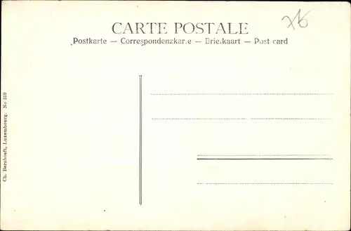 Ak Wiltz Luxemburg, Blick von der Straße nach Bastogne