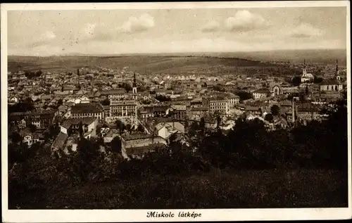 Ak Miskolc Miskolcz Mischkolz Ungarn, Gesamtansicht