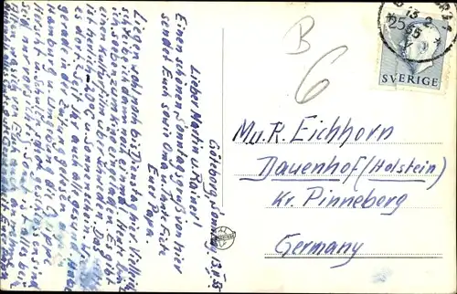 Ak Göteborg Schweden, Denkmal Carl IX, Kaufhaus, Auto