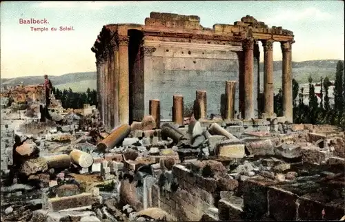 Ak Baalbek Libanon, Tempel der Sonne