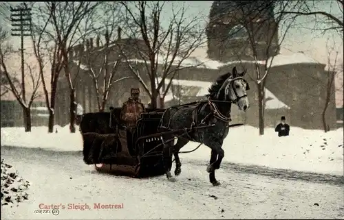 Ak Montreal Quebec Kanada, Carter's Sleigh