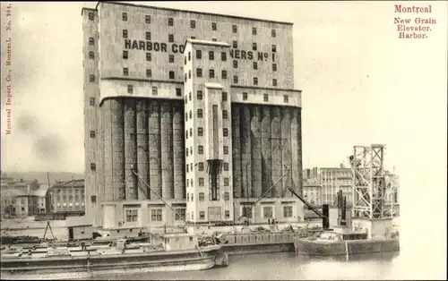 AK Montreal Quebec Kanada, New Grain Elevator, Hafen