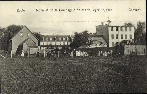 Ak Cyrville Ottawa Ontario Kanada, Noviziat de la Compagnie de Marie, Ecole, Kloster