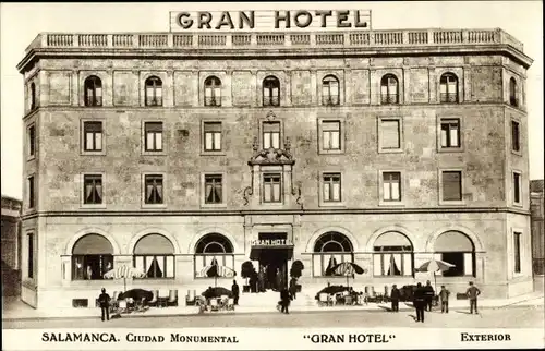 Ak Salamanca Kastilien und León, Gran Hotel