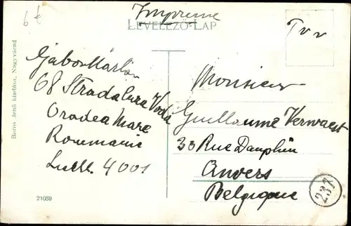 Ak Oradea Oradea Nagyvárad Rumänien, Strada Nicolae lorga