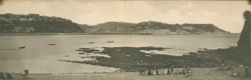 Klapp Ak Torquay Devon England, Strandpartie