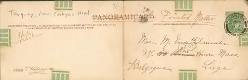 Klapp Ak Torquay Devon England, Strandpartie