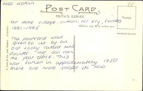 Ak Sutton London England, High Street