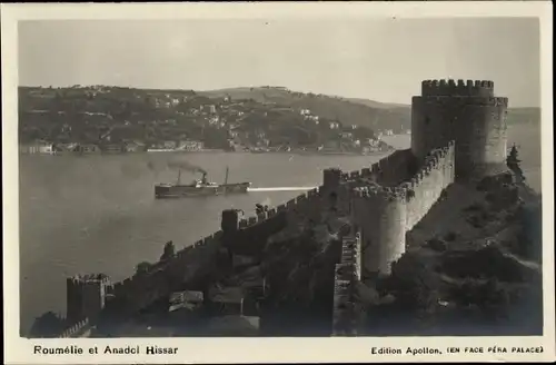 Foto Ak Konstantinopel Istanbul Türkei, Roumelie et Anadol Hissar