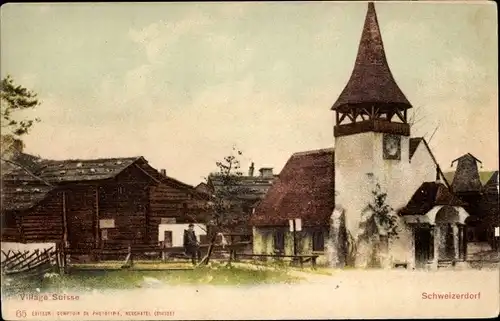 Ak Schweiz, Ortschaft, Kirche