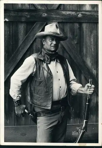 Ak Schauspieler John Wayne, Portrait, Film 1971