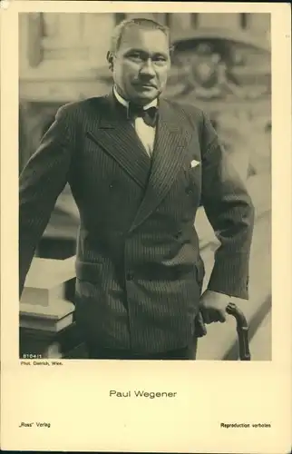 Ak Schauspieler Paul Wegener, Portrait, stehend