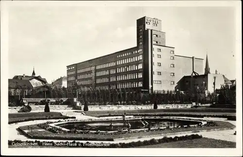 Ak Gelsenkirchen im Ruhrgebiet, Hans-Sachs Haus, Froschquartett