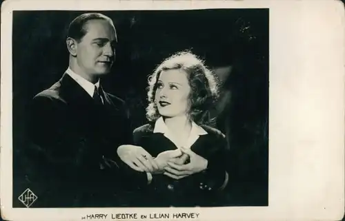 Ak Schauspieler Harry Liedtke, Schauspielerin Lilian Harvey, Portrait