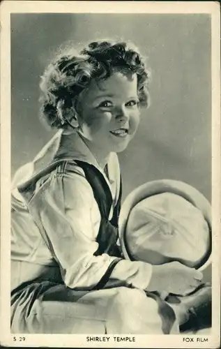 Ak Schauspielerin Shirley Temple, Portrait, Fox Film S 29