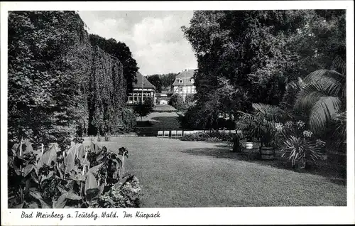 Ak Bad Meinberg am Teutoburger Wald, Kurpark