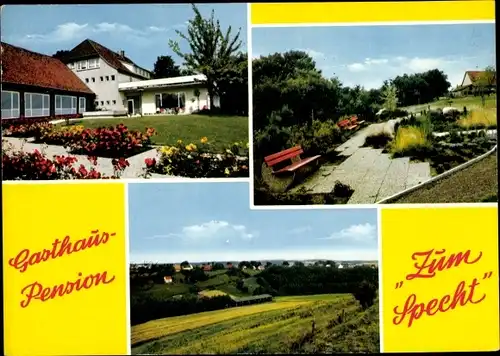 Ak Egge Aerzen im Weserbergland, Gasthaus Zum Specht