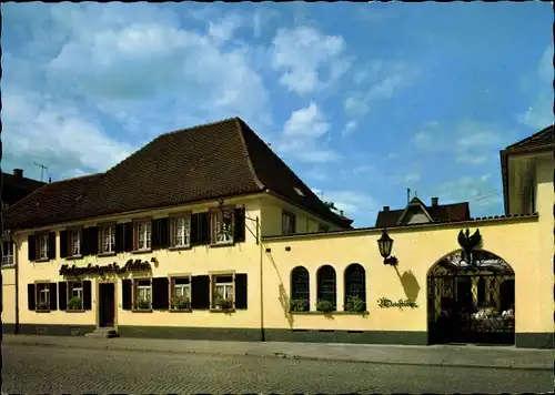 Ak Rastatt im Schwarzwald, Gasthaus Katzenberger's Adler, Murgtalstraße 7