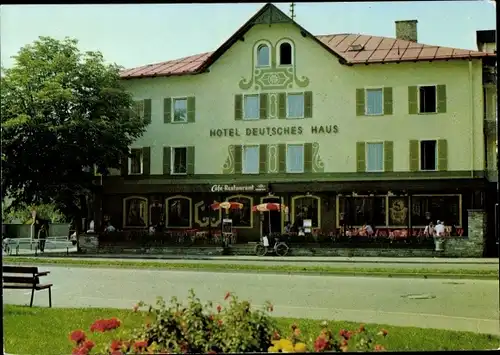 Ak Sonthofen im Oberallgäu Schwaben, Hotel Deutsches Haus