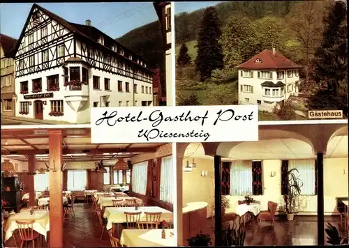 Ak Wiesensteig in Württemberg, Hotel Gasthof Zur Post