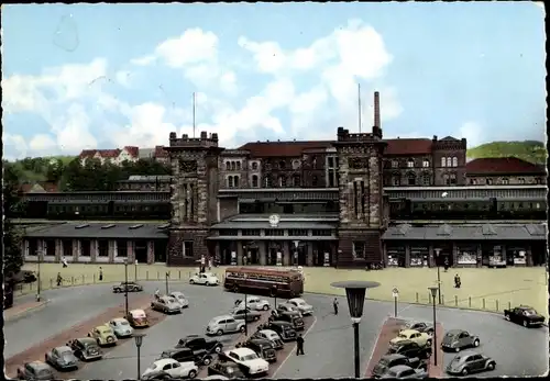 Ak Saarbrücken im Saarland, Hauptbahnhof