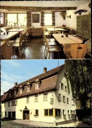 Ak Laudenbach am Main Unterfranken, Gasthaus Zur Krone