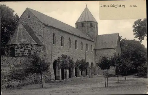 Ak Gießen an der Lahn, Kloster Schiffenberg, Kirche