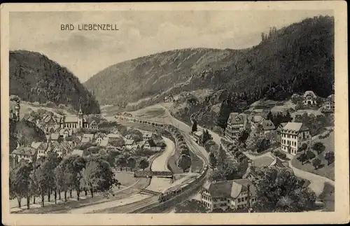 Ak Bad Liebenzell im Schwarzwald, Panorama