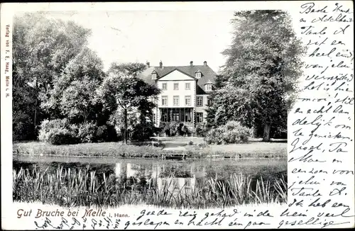 Ak Eicken Bruche Melle in Niedersachsen, Gut Bruche, Herrenhaus