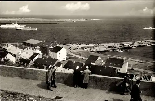 Ak Nordseeinsel Helgoland, Falmkante, Unterland, Düne