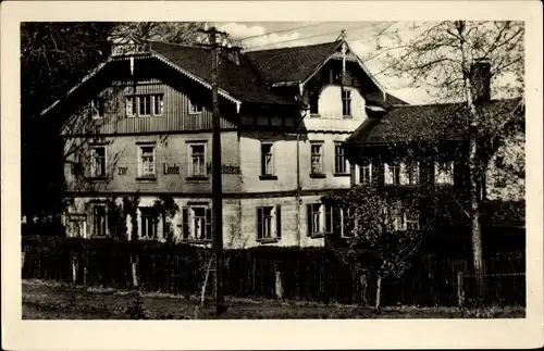 Ak Elgersburg in Thüringen, Hotel zur Linde