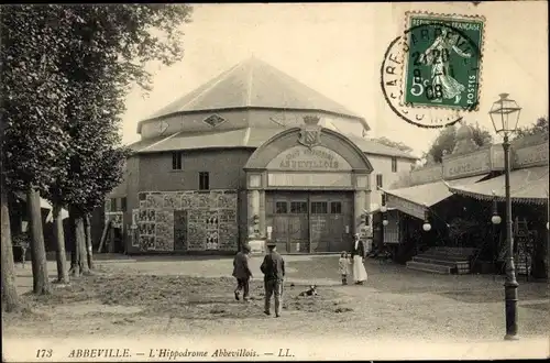 Ak Abbeville Somme, Hippodrome Abbevillois