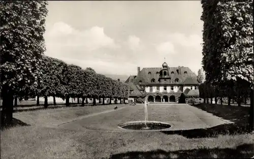 Ak Saalfeld an der Saale Thüringen, Sanatorium Bergfried, Freier Deutscher Gewerkschaftsbund