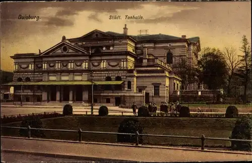 Ak Duisburg im Ruhrgebiet, Städtische Tonhalle