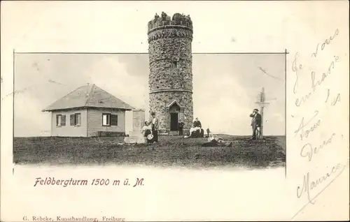 Ak Feldberg im Schwarzwald, Feldbergturm