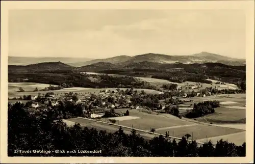 Ak Lückendorf Oybin Oberlausitz, Zittauer Gebirge, Panorama