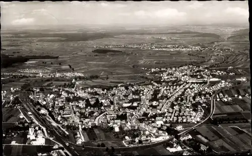 Ak Spaichingen in Württemberg, Panorama, Fliegeraufnahme