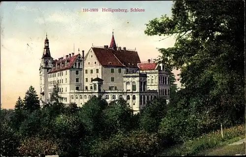 Ak Heiligenberg in Baden, Schloss