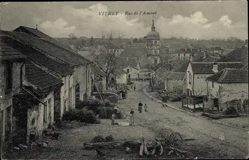 Ak Vitrey Haute Saône, Rue de l'Amont