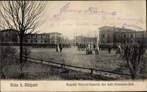 Ak Eiche Potsdam in Brandenburg, Auguste Victoria Kaserne des Lehr Infanterie Batl.