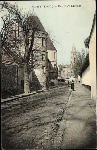 Ak Poissy Yvelines, Entree de l'Abbaye