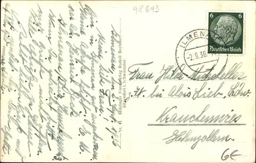 Ak Ilmenau in Thüringen, altes und neues Technikum