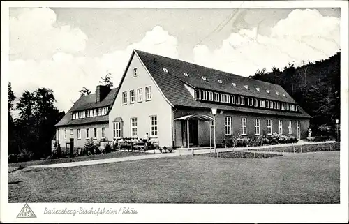 Ak Bauersberg Bischofsheim vor der Rhön Unterfranken, Jugendherberge